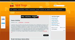 Desktop Screenshot of adukresep.com